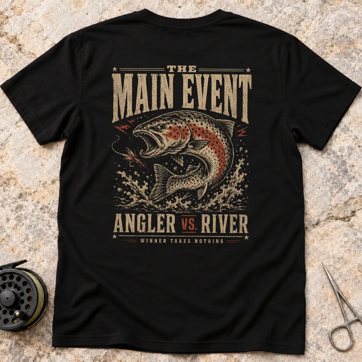 Angler Vs. River T-shirt